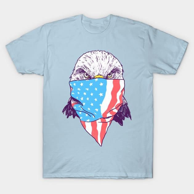 Masked Eagle T-Shirt by Hillary White Rabbit